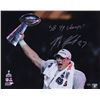 Image 1 : Rob Gronkowski Signed Patriots 16x20 Photo Inscribed "SB 49 Champs!" (Steiner COA)
