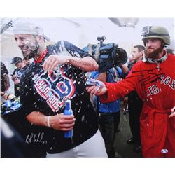 Brandon Workman  Jonny Gomes Signed Red Sox 16x20 Photo (Sure Shot Promotions Hologram)