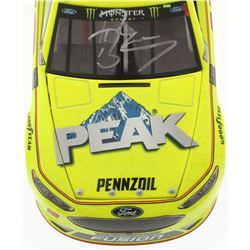 Ryan Blaney Signed NASCAR #12 2018 Menards Can-Am Duel #1 Win Fusion 1:24 Premium Action Diecast Car