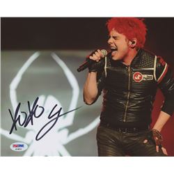 Gerard Way Signed "My Chemical Romance" 8x10 Photo Inscribed "XOXO" (PSA COA)