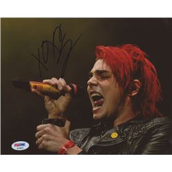 Gerard Way Signed "My Chemical Romance" 8x10 Photo Inscribed "XOXO" (PSA COA)