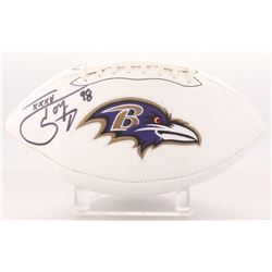Tony Siragusa Signed Ravens Logo Football Inscribed "XXXV" (Radtke COA)