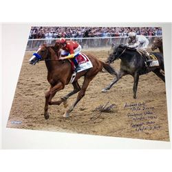 Mike E. Smith Signed 16x20 Photo with Extensive Inscription (Steiner COA)