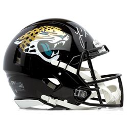Leonard Fournette Signed Jaguars Full-Size Authentic On-Field Speed Helmet (Panini COA)