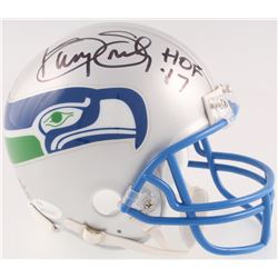 Kenny Easley Signed Seahawks Throwback Mini-Helmet Inscribed "HOF 17" (JSA COA)