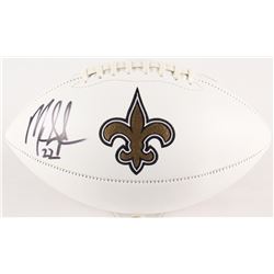 Mark Ingram Signed New Orleans Saints Logo Football (Radtke COA  Ingram Hologram)