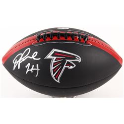 Devonta Freeman Signed Falcons Logo Football (Radtke COA)