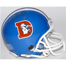 John Elway Signed Broncos Throwback Mini Helmet (Radtke COA)