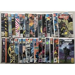 Lot of (30) 1986-1990 DC Batman Comic Books