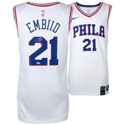 Joel Embiid Signed 76ers Nike Jersey (Fanatics Hologram)