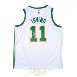 Kyrie Irving Signed Celtics Nike City Edition Jersey (Panini COA)