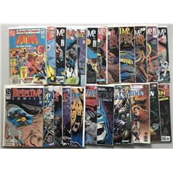 Lot of (24) DC Detective Comics Batman 1st Series Comic Books