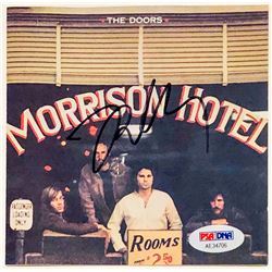 Robby Krieger Signed "Morrison Hotel" CD Cover (PSA COA)