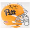 Image 1 : Chris Doleman Signed Pittsburgh Panthers Throwback Mini Helmet (Radtke COA)
