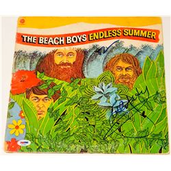 Al Jardine  Brian Wilson Signed "Endless Summer" Vinyl Album Cover (PSA LOA)
