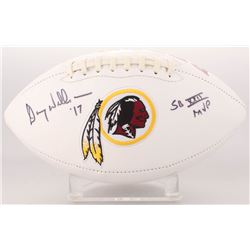 Doug Williams Signed Washington Redskins Logo Football Inscribed "SB XXII MVP" (Radtke COA)