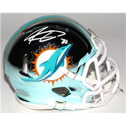 Kenyon Drake Signed Miami Dolphins Chrome Mini Speed Helmet (Radtke COA)