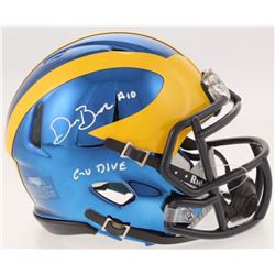 Devin Bush Jr. Signed Michigan Wolverines Chrome Mini Speed Helmet Inscribed "Go Blue" (Radtke COA)