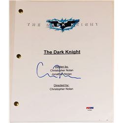 Christopher Nolan Signed "The Dark Knight Rises" Movie Script (PSA COA)