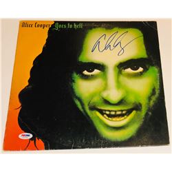 Alice Cooper Signed "Goes To Hell" Vinyl Album Cover (PSA COA)