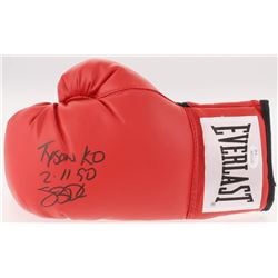 James "Buster" Douglas Signed Everlast Boxing Glove Inscribed "Tyson KO"  "2/10/90" (JSA COA)