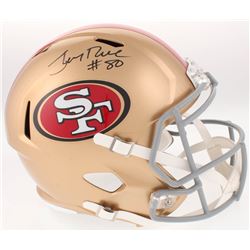Jerry Rice Signed San Francisco 49ers Full-Size Speed Helmet (Radtke COA)