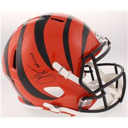 Chad Johnson Signed Cincinnati Bengals Full-Size Speed Helmet Inscribed "Ocho Cinco" (JSA COA)