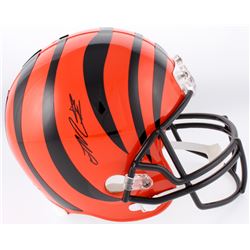Joe Mixon Signed Cincinnati Bengals Full-Size Helmet (Schwartz Sports COA)