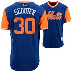 Michael Conforto Signed "Scooter" New York Mets Jersey (Fanatics Hologram)