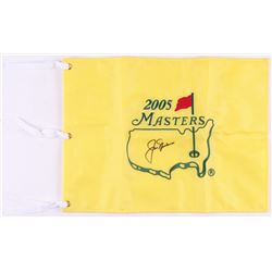 Jack Nicklaus Signed 2005 Masters Pin Flag (JSA LOA)