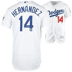 Enrique Hernandez Signed Los Angeles Dodgers Jersey (Fanatics Hologram  MLB Hologram)