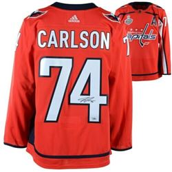 John Carlson Signed Washington Capitals 2018 Stanley Cup Final Alternate Captain Jersey (Fanatics Ho