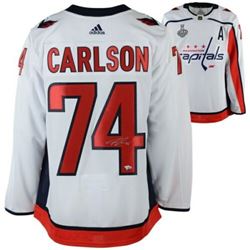 John Carlson Signed Washington Capitals 2018 Stanley Cup Final Alternate Captain Jersey (Fanatics Ho