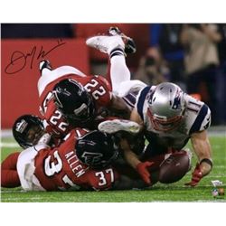 Julian Edelman Signed New England Patriots 16x20 Photo (Fanatics Hologram)