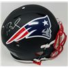 Image 1 : Tom Brady Signed New England Patriots Full-Size Authentic On-Field Black Matte Speed Helmet (TriStar