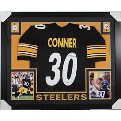 James Conner Signed 35x43 Custom Framed Jersey (Beckett COA)