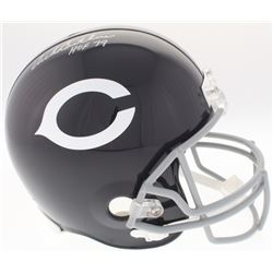 Dick Butkus Signed Chicago Bears Full-Size Throwback Helmet Inscribed "HOF 79" (JSA COA)