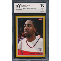 2009-10 Topps Gold #319 James Harden (BCCG 10)