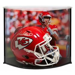 Patrick Mahomes Signed Kansas City Chiefs Full-Size Authentic On-Field Speed Helmet with Curve Displ