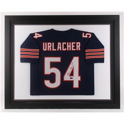 Brian Urlacher Signed 35.5x43.5 Custom Framed Jersey (Radtke COA)