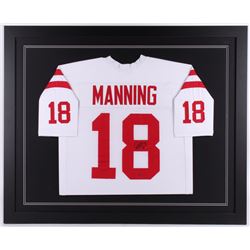 Archie Manning Signed 35.5x43.5 Custom Framed Jersey (Steiner COA)