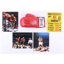 Lot of (5) Earnie Shavers Signed Items with (4) 8x10 Photos  (1) Everlast Boxing Glove with Muhammad
