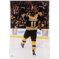 Gregory Campbell Signed Boston Bruins 30x44 Giclee on Canvas (Campbell COA)