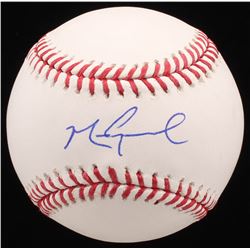 Mark Grace Signed OML Baseball (JSA COA)