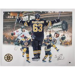 Brad Marchand Signed Boston Bruins 34x44 Canvas (Marchand COA)