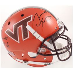 Terrell Edmunds  Tremaine Edmunds Signed Virginia Tech Hokies Full-Size Authentic On-Field Helmet (R