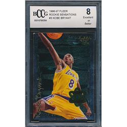 1996-97 Fleer Rookie Sensations #3 Kobe Bryant (BCCG 8)