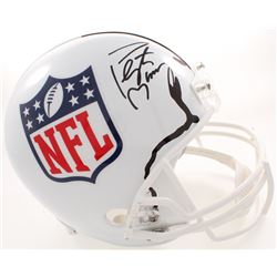 Peyton Manning Signed NFL Logo Full-Size Helmet (Fanatics Hologram)