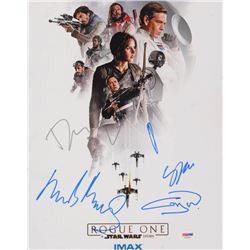 "Star Wars: Rogue One" 11x14 Photo Cast-Signed by (5) with Felicity Jones, Donnie Yen, Gary Whitta, 