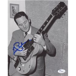 Les Paul Signed 8x10 Photo (JSA COA)